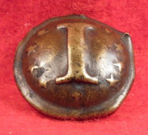 Confederate Infantry Button with "Stars" - Non-Excavated