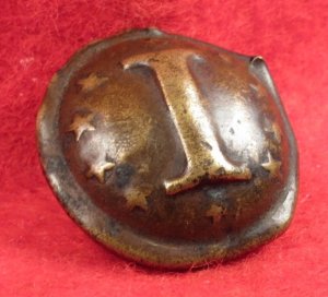 Confederate Infantry Button with "Stars" - Non-Excavated