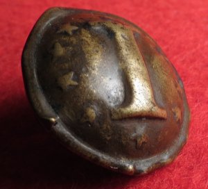 Confederate Infantry Button with "Stars" - Non-Excavated