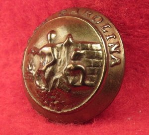 North Carolina State Seal Coat Button - Non-Excavated