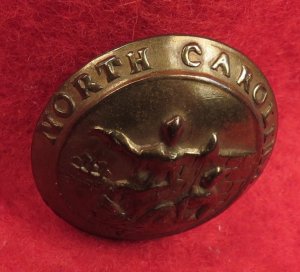 North Carolina State Seal Coat Button - Non-Excavated