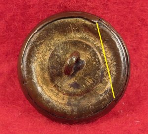 North Carolina State Seal Coat Button - Non-Excavated