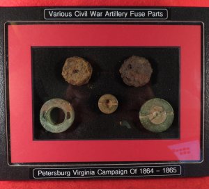 Civil War Artillery Fuse Parts