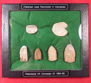 Flattened Lead Recovered in Campsites