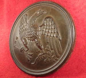 Wilkinson Eagle Plate - Springfield Armory Inspector Marked "T. J SHEPARD" and "US"