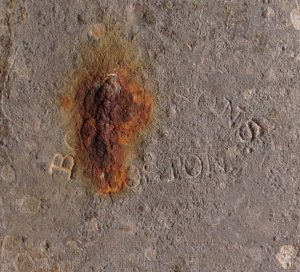 US Cartridge Box Plate - Manufacturer Marked "Boyd & Sons / Boston"