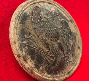 Eagle Plate - Stamped "W. H. WILKINSON / SPRINGFIELD, MASS" and "US"