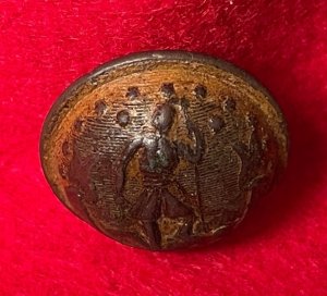 Virginia State Seal Staff Officer Coat Button 