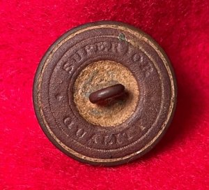 Virginia State Seal Staff Officer Coat Button 