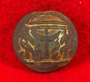 Georgia State Seal Coat Button