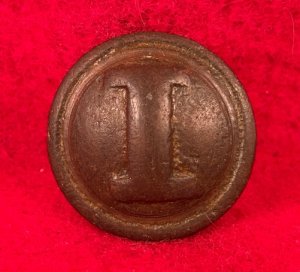 Confederate Infantry Coat Button - "Cast I" - High Quality 