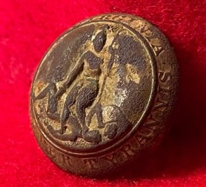Virginia State Seal Coat Button 