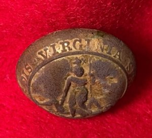 Virginia State Seal Coat Button 