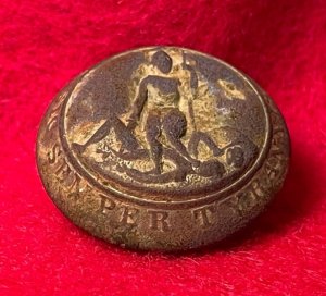 Virginia State Seal Coat Button 