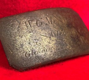 Brass Plate Inscribed "W. G. MERRICK"