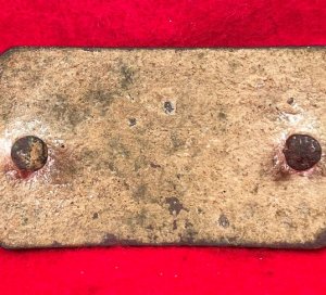 Brass Plate Inscribed "W. G. MERRICK"