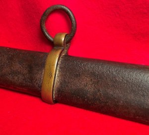 Confederate States Armory Kenansville, NC Cavalry Saber Scabbard