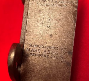 Bullet Mold for .35 Caliber 1st Model Maynard Carbine - Manufacturer Marked