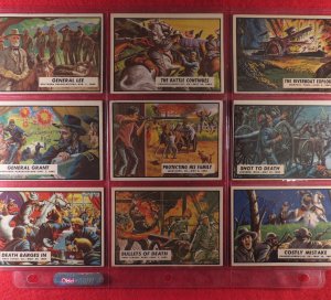 The 1962 Topps Civil War News Card Series - Complete --- Even More ON SALE