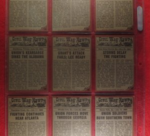 The 1962 Topps Civil War News Card Series - Complete --- Even More ON SALE