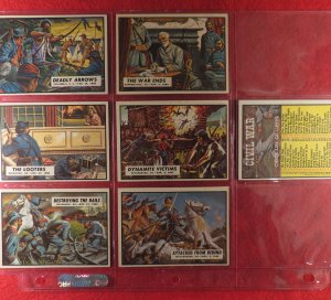 The 1962 Topps Civil War News Card Series - Complete --- Price Just Reduced 6/20/22