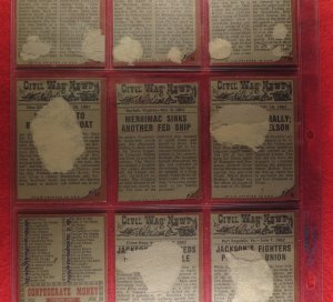 The 1962 Topps Civil War News Card Series - Complete --- Even More ON SALE