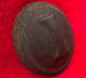 Confederate Infantry Coat Button