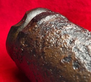 Confederate 3 Inch Read Shell - Unfired - Rare "Half Moon" Flame Groove