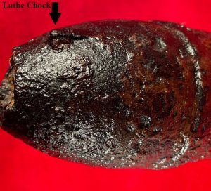 Confederate 3 Inch Read Shell - Unfired - Rare "Half Moon" Flame Groove