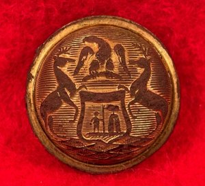 Michigan State Seal Coat Button