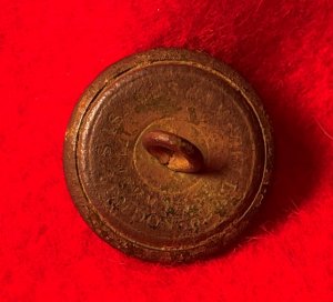 Confederate Infantry Coat Button - "Script I"