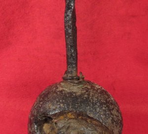 Confederate 12 Pounder Side Loader with Bolt & Exposed Case-Shot
