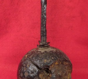 Confederate 12 Pounder Side Loader with Bolt & Exposed Case-Shot