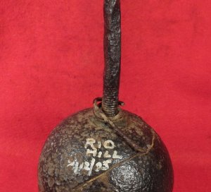 Confederate 12 Pounder Side Loader with Bolt & Exposed Case-Shot