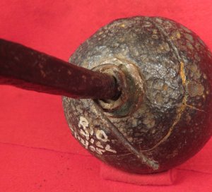 Confederate 12 Pounder Side Loader with Bolt & Exposed Case-Shot