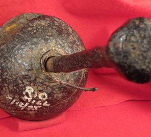 Confederate 12 Pounder Side Loader with Bolt & Exposed Case-Shot