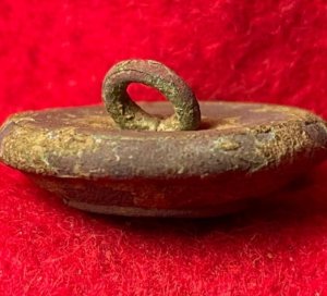 Confederate Engineer Coat Button - Rarely Excavated