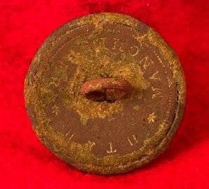 Confederate Engineer Coat Button - Rarely Excavated