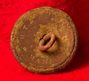 Confederate Engineer Coat Button - Rarely Excavated