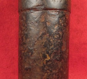 Confederate 3-Inch Broun Shell with Half Inch Bourrelet +++ Peter George Collection +++