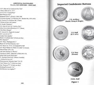 American Military Button Makers and Dealers; Their Backmarks & Dates - Signed by Both Authors 