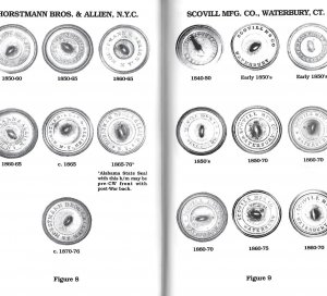 American Military Button Makers and Dealers; Their Backmarks & Dates - Signed by Both Authors 