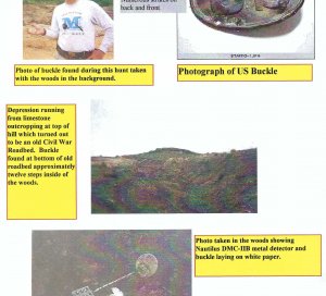 Stafford County, VA - Relic Display - Trimmer Collection - Bayonet Stabbed Buckle