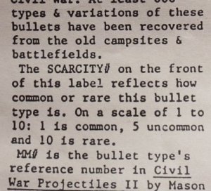 Civil War Bullet - .54 Cal. Sharps Carbine