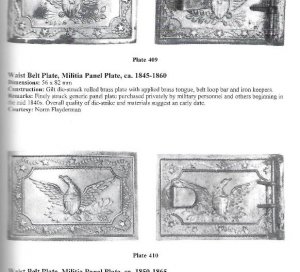 American Military Belt Plates - 1st Edition - Signed by Both Authors