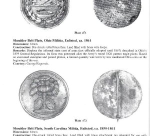 American Military Belt Plates - 1st Edition - Signed by Both Authors