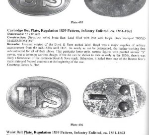 American Military Belt Plates 