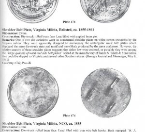 American Military Belt Plates - 1st Edition - Signed by Both Authors