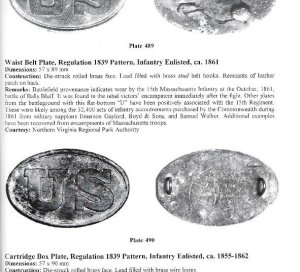 American Military Belt Plates - 1st Edition - Signed by Both Authors