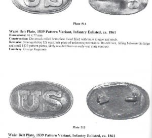 American Military Belt Plates - 1st Edition - Signed by Both Authors